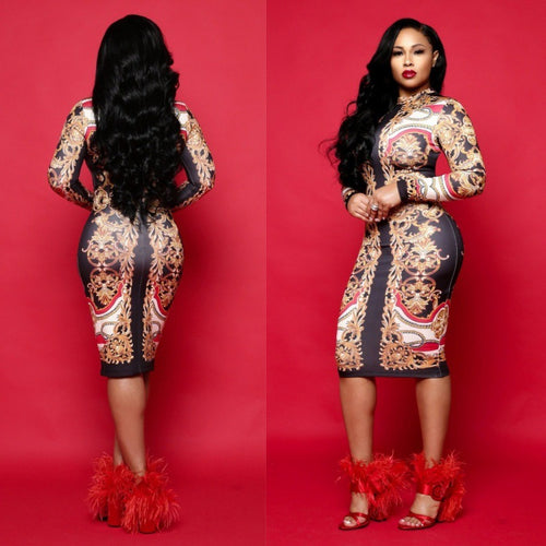 Women's Royal African Dress