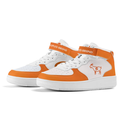 G Classics Orange/White High Top G2 Leather Sneakers