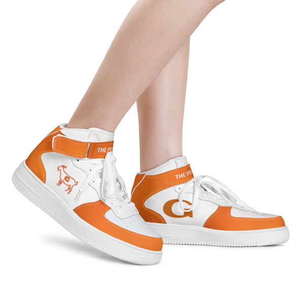 G Classics Orange/White High Top G2 Leather Sneakers