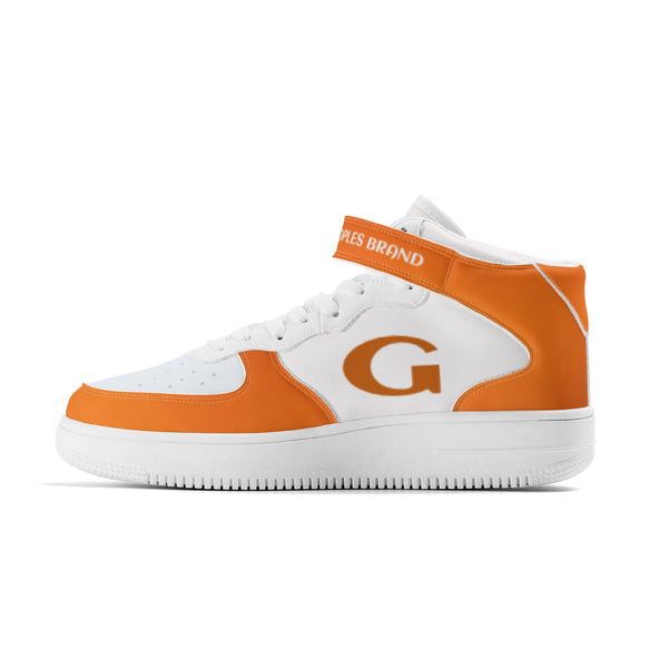G Classics Orange/White High Top G2 Leather Sneakers