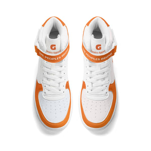 G Classics Orange/White High Top G2 Leather Sneakers