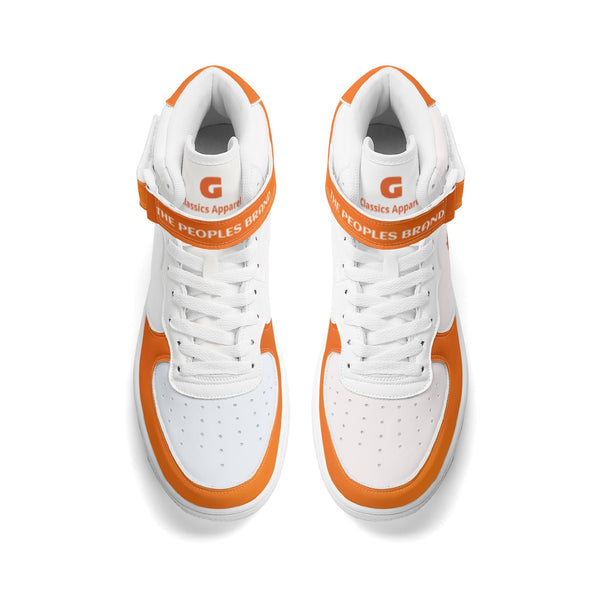G Classics Orange/White High Top G2 Leather Sneakers