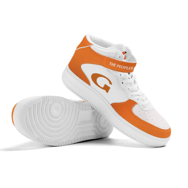 G Classics Orange/White High Top G2 Leather Sneakers