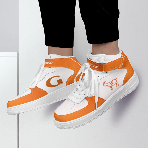 G Classics Orange/White High Top G2 Leather Sneakers