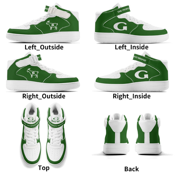 G Classics Green/White High Top G2 Leather Sneakers
