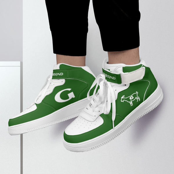 G Classics Green/White High Top G2 Leather Sneakers