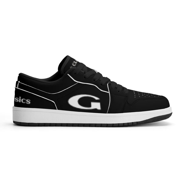 G Classics Low Top Black G1 Aero Leather Sneakers