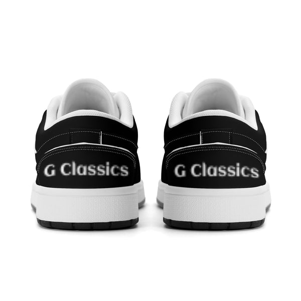 G Classics Low Top Black G1 Aero Leather Sneakers