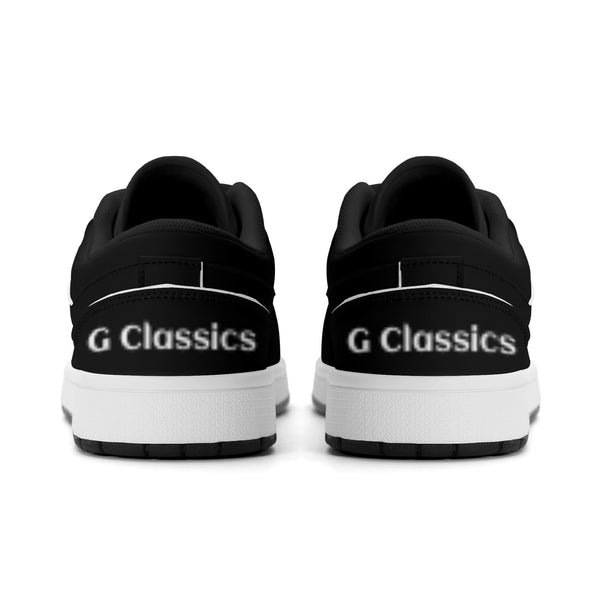 G Classics Low Top Black G1 Aero Leather Sneakers