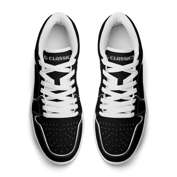 G Classics Low Top Black G1 Aero Leather Sneakers