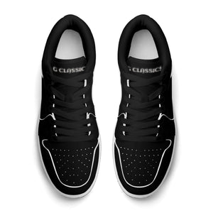 G Classics Low Top Black G1 Aero Leather Sneakers