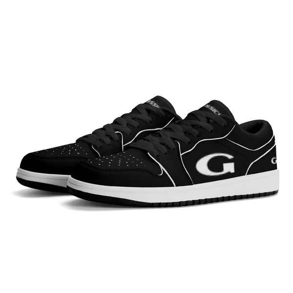 G Classics Low Top Black G1 Aero Leather Sneakers