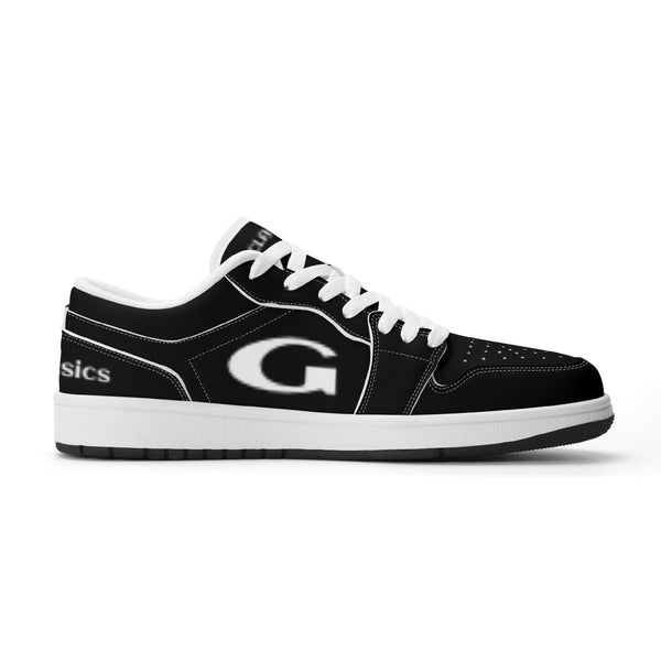 G Classics Low Top Black G1 Aero Leather Sneakers