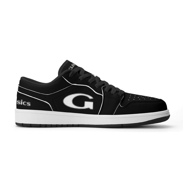 G Classics Low Top Black G1 Aero Leather Sneakers