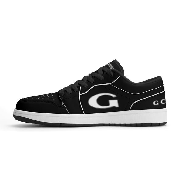 G Classics Low Top Black G1 Aero Leather Sneakers