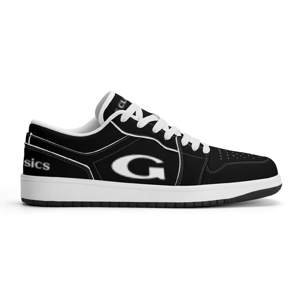 G Classics Low Top Black G1 Aero Leather Sneakers
