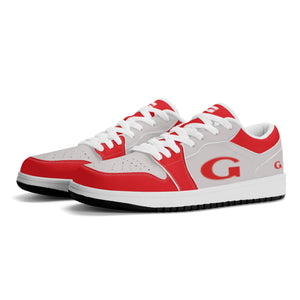 G Classics Low Top Red/Silver G1 Aero Leather Sneakers