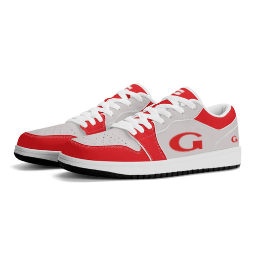 G Classics Low Top Red/Silver G1 Aero Leather Sneakers