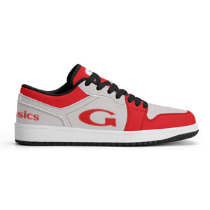 G Classics Low Top Red/Silver G1 Aero Leather Sneakers