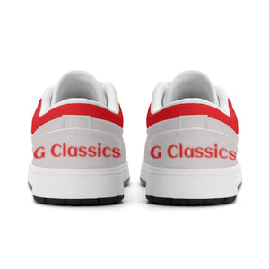 G Classics Low Top Red/Silver G1 Aero Leather Sneakers