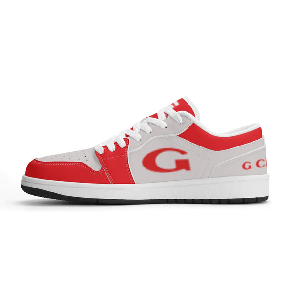 G Classics Low Top Red/Silver G1 Aero Leather Sneakers