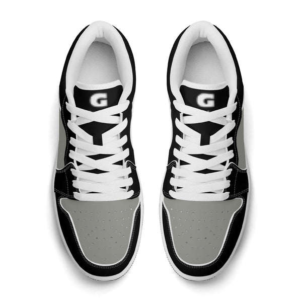 G Classics Low Top 2 Tone Blk/Grey G1 Aero Leather Sneakers