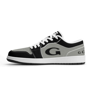 G Classics Low Top 2 Tone Blk/Grey G1 Aero Leather Sneakers