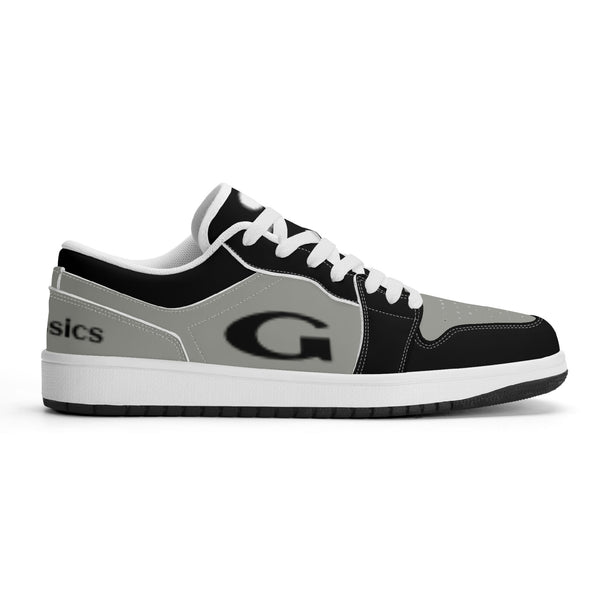 G Classics Low Top 2 Tone Blk/Grey G1 Aero Leather Sneakers