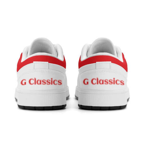 G Classics Low Top Red/White G1 Aero Leather Sneakers