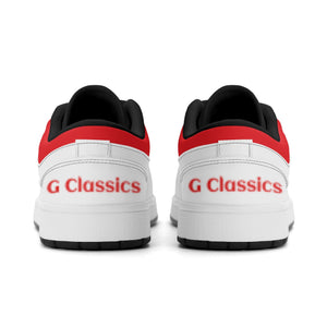 G Classics Low Top Red/White G1 Aero Leather Sneakers
