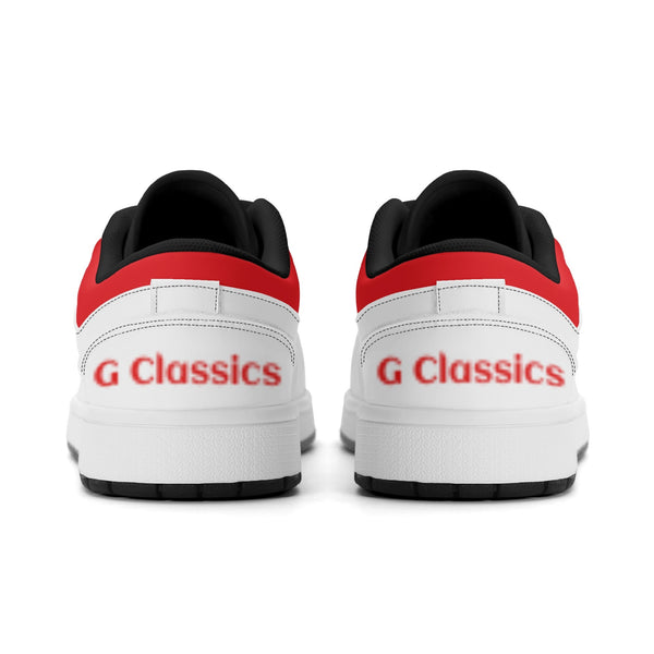 G Classics Low Top Red/White G1 Aero Leather Sneakers