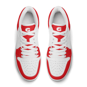 G Classics Low Top Red/White G1 Aero Leather Sneakers