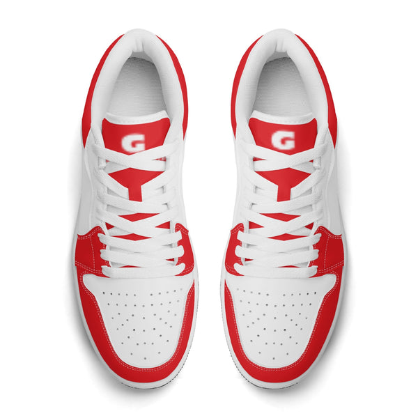 G Classics Low Top Red/White G1 Aero Leather Sneakers