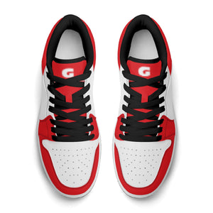 G Classics Low Top Red/White G1 Aero Leather Sneakers