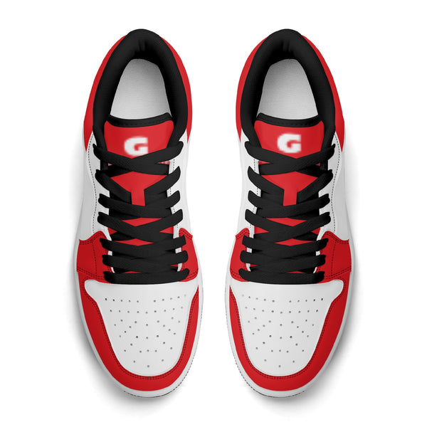G Classics Low Top Red/White G1 Aero Leather Sneakers