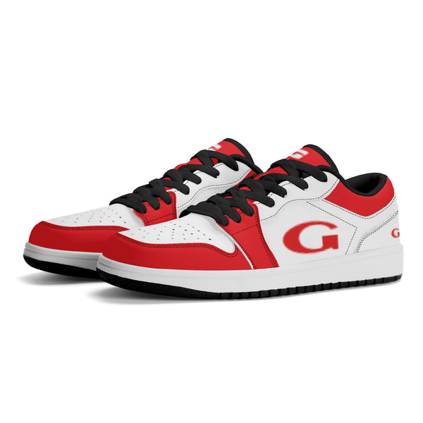 G Classics Low Top Red/White G1 Aero Leather Sneakers