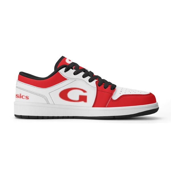 G Classics Low Top Red/White G1 Aero Leather Sneakers
