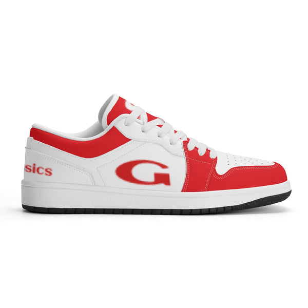 G Classics Low Top Red/White G1 Aero Leather Sneakers