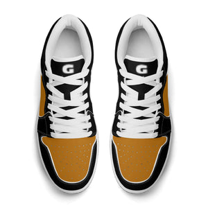 G Classics  Low Top Burnt Orange /Blk Low Top G1 Aero Leather Sneakers