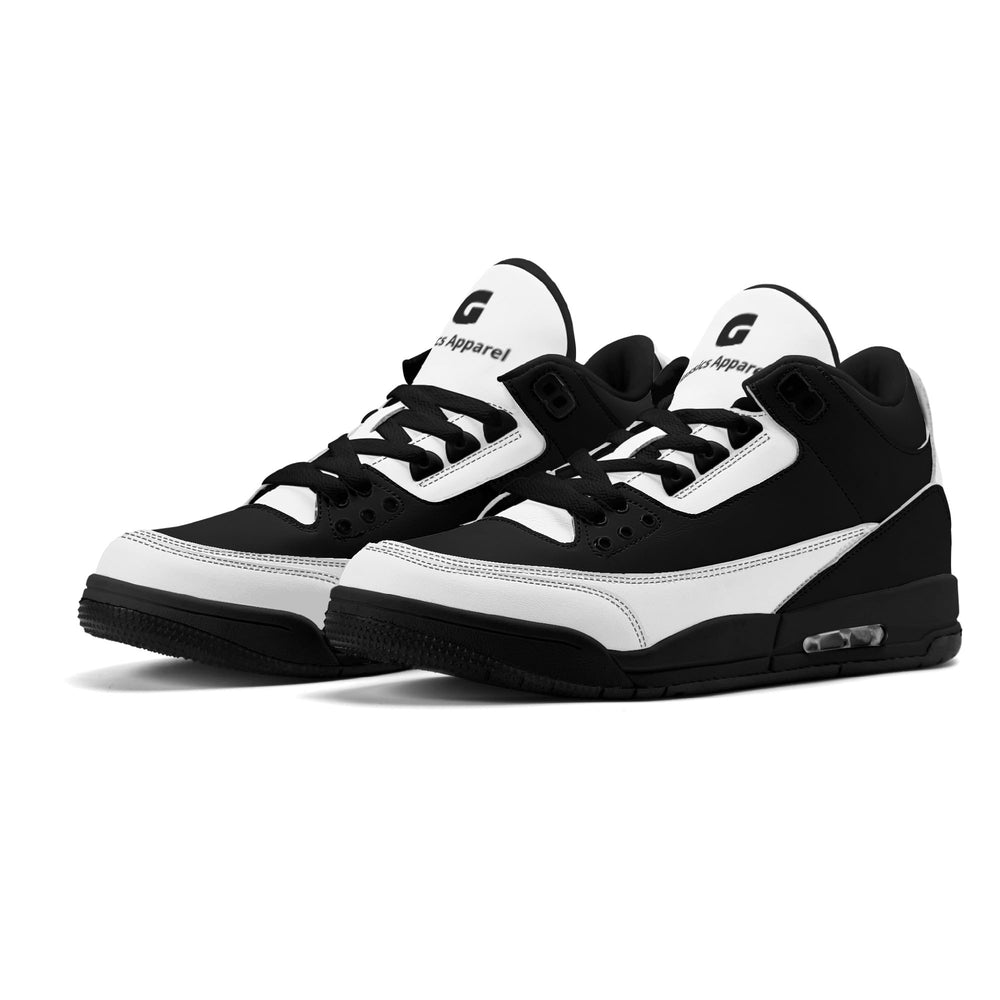 G Classics W/B Hi Top G5 Retro Leather Basketball Sneakers
