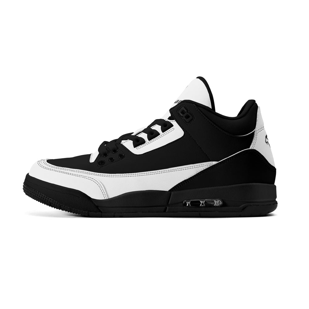 G Classics W/B Hi Top G5 Retro Leather Basketball Sneakers