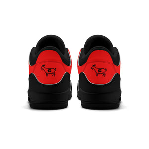 G Classics Red Hi Top G5 Retro Leather Basketball Sneakers