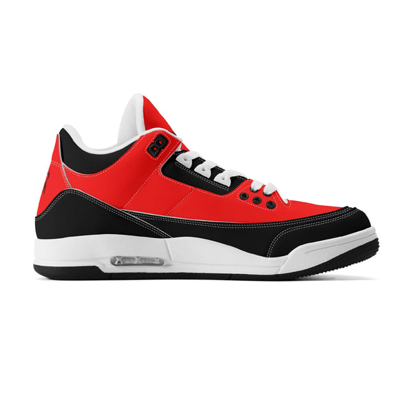 G Classics Red Hi Top G5 Retro Leather Basketball Sneakers
