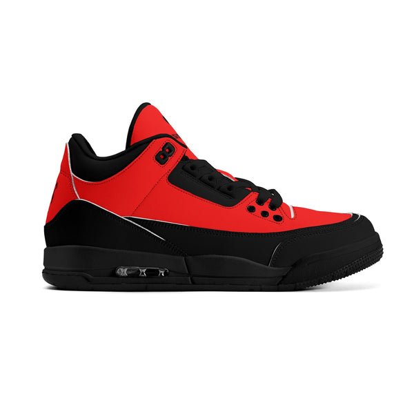 G Classics Red Hi Top G5 Retro Leather Basketball Sneakers
