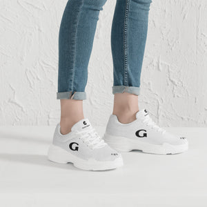 G Classics Womens White/Blk G4 Runners