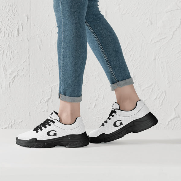 G Classics Womens White/Blk G4 Runners