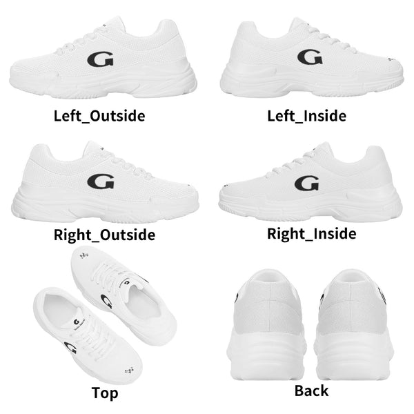 G Classics Womens White/Blk G4 Runners