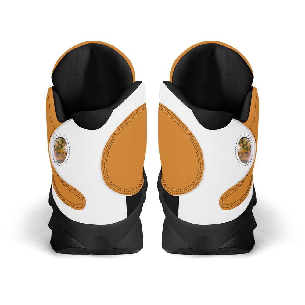 G Classics Tan/Black G8 Leather Basketball Shoes