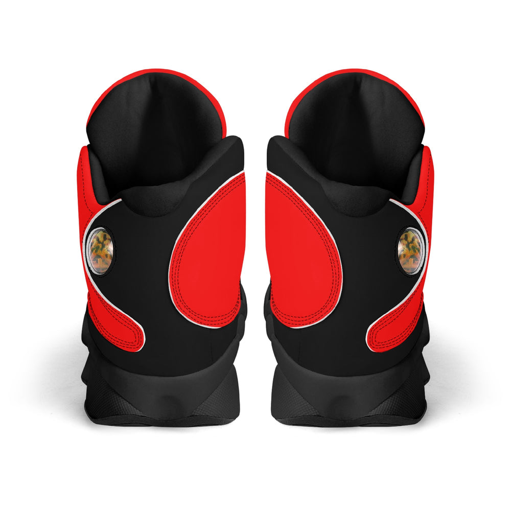G Classics Red G8 Leather Basketball Shoes
