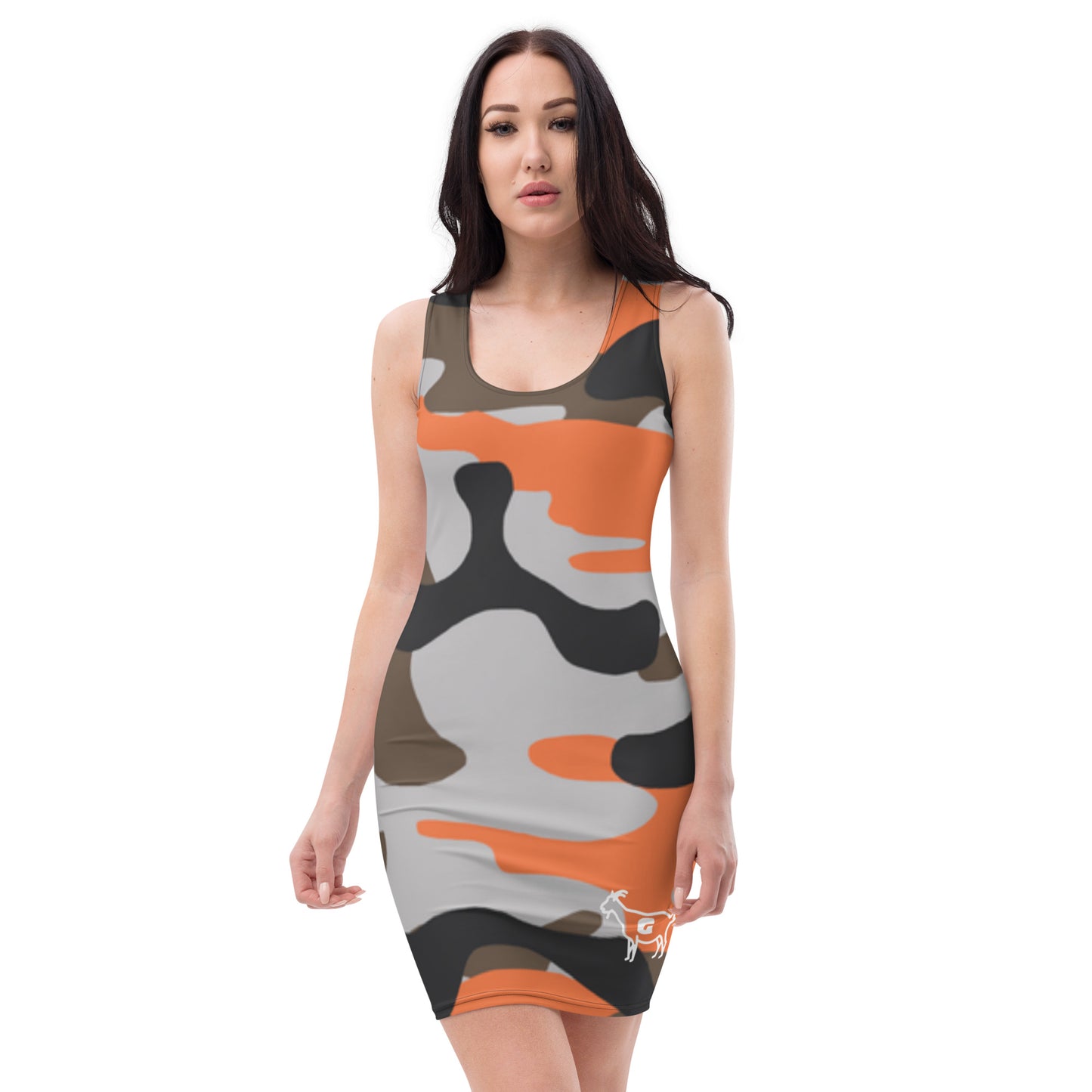 Ladies Camo Fitted Dress